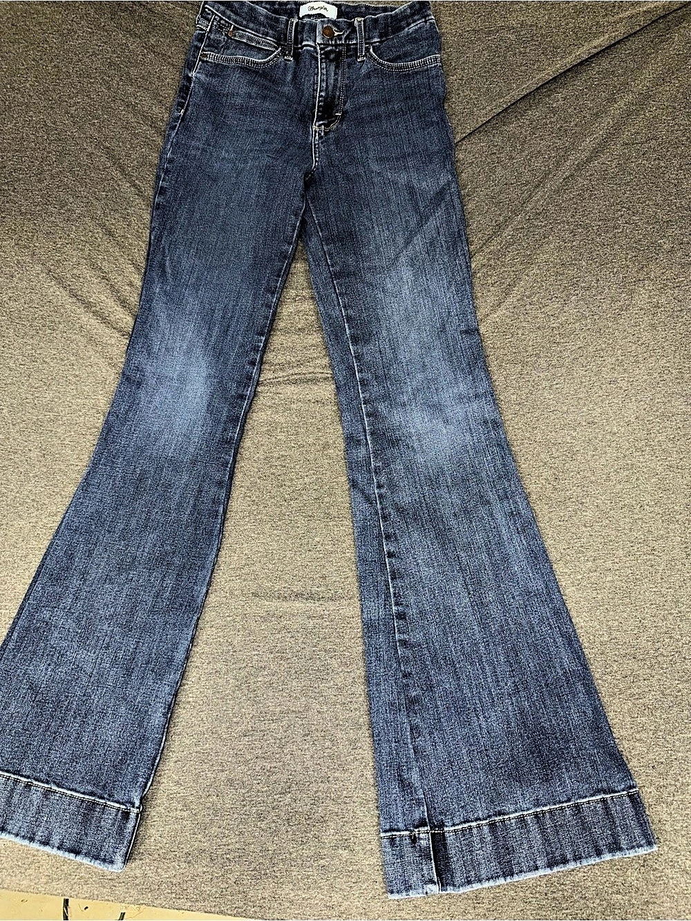 Wrangler Women’s Boot Flare Jeans in Blue Waist 27x34